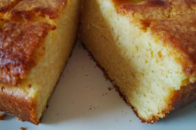 Soft cheese lemon loaf cake