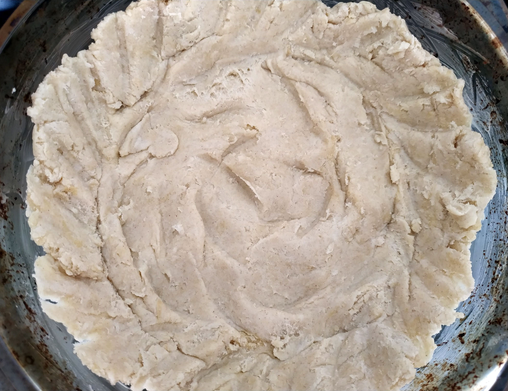 gluten free pie dough raw