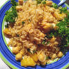 Healthy kale rice