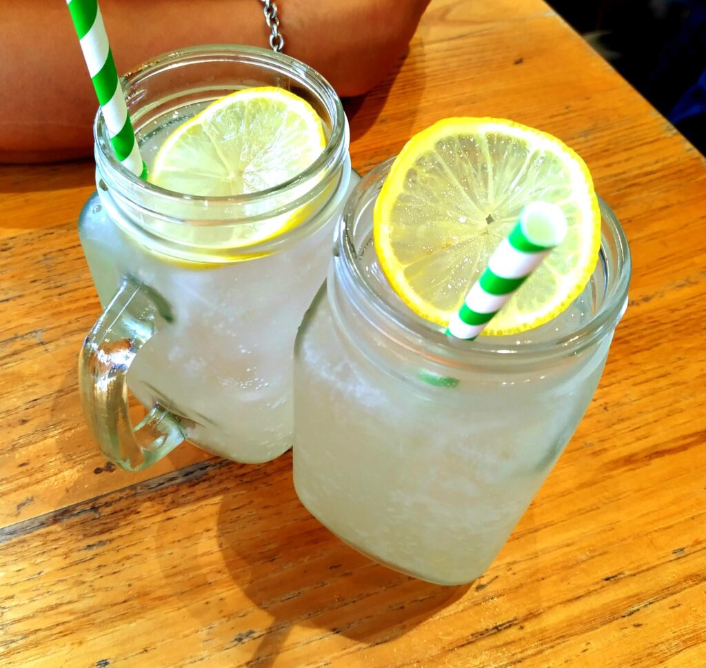 Lemonade at Honest Burgers