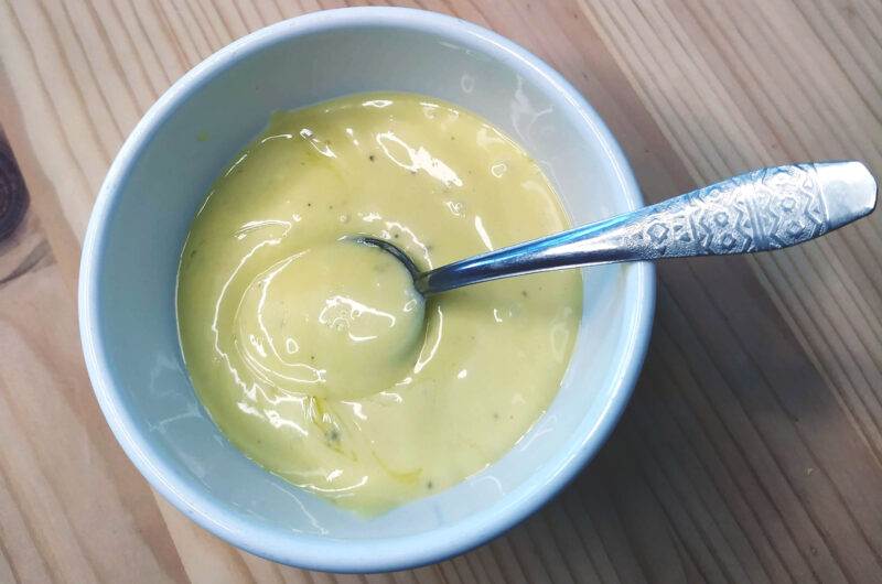 Homemade mayonnaise