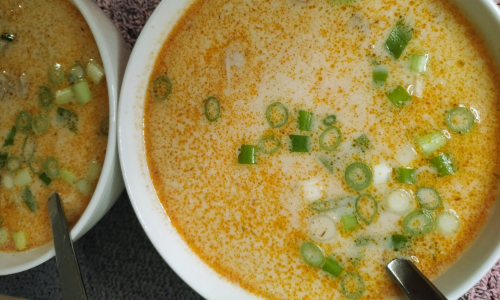 Homemade Tom Kha Gai Soup